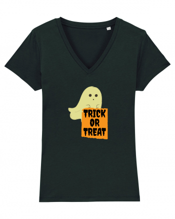 Trick or Treat Ghost Black