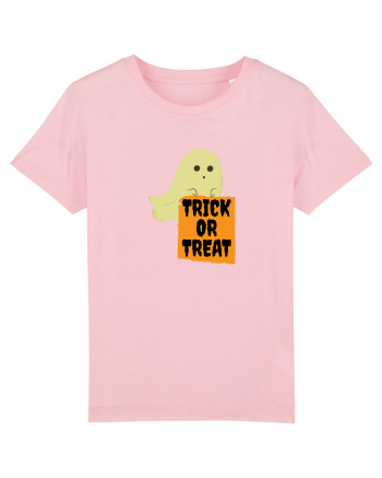 Trick or Treat Ghost Cotton Pink