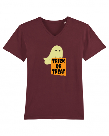 Trick or Treat Ghost Burgundy