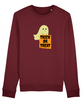 Trick or Treat Ghost Burgundy