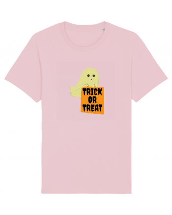 Trick or Treat Ghost Cotton Pink