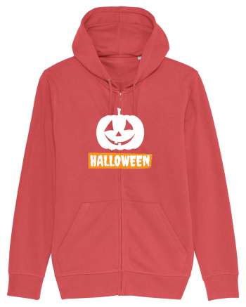 Halloween Pumpkin White Carmine Red