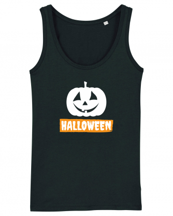 Halloween Pumpkin White Black