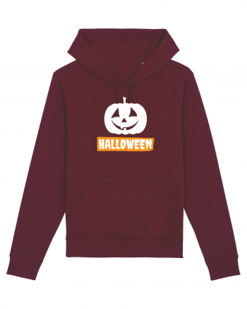 Halloween Pumpkin White Burgundy