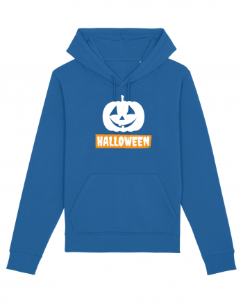 Halloween Pumpkin White Royal Blue