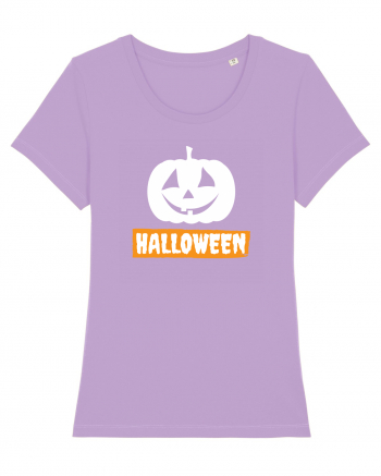 Halloween Pumpkin White Lavender Dawn