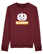 Halloween Pumpkin White Bluză mânecă lungă Unisex Rise