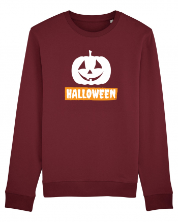 Halloween Pumpkin White Burgundy