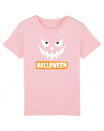 Halloween Spooky Face White (față înfricoșătoare) 2 Cotton Pink