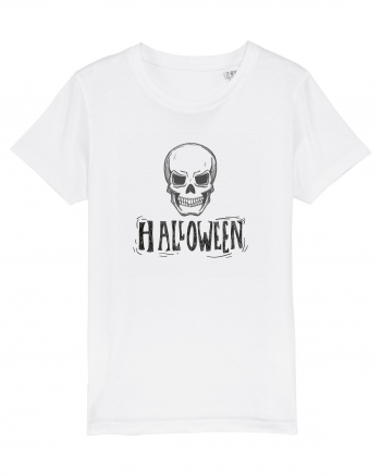 Halloween Skull White