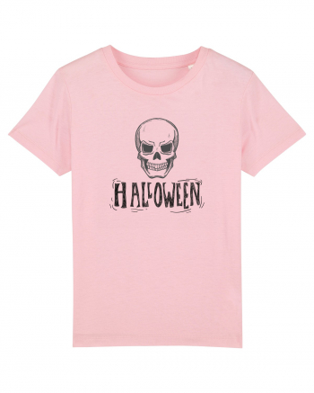 Halloween Skull Cotton Pink