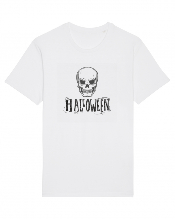 Halloween Skull White