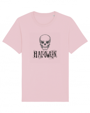 Halloween Skull Cotton Pink