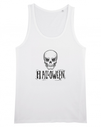 Halloween Skull White