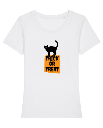 Pisica Neagră Trick or Treat  White