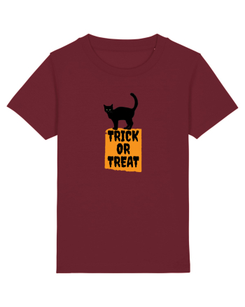 Pisica Neagră Trick or Treat  Burgundy
