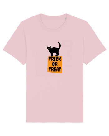 Pisica Neagră Trick or Treat  Cotton Pink