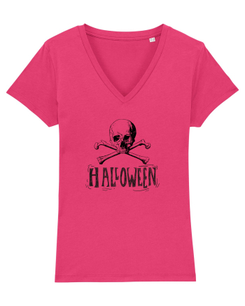 Halloween Skull and Bones Raspberry