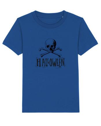 Halloween Skull and Bones Majorelle Blue