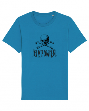 Halloween Skull and Bones Azur