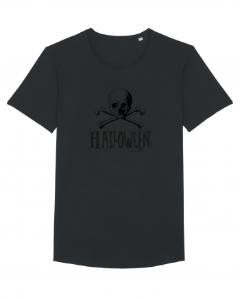 Halloween Skull and Bones Black