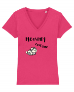 Meowmy Costume Tricou mânecă scurtă guler V Damă Evoker