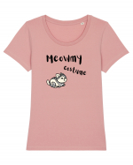 Meowmy Costume Tricou mânecă scurtă guler larg fitted Damă Expresser