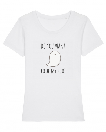 Do you want to be my boo?  White