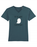 Do you want to be my boo?  Tricou mânecă scurtă guler V Bărbat Presenter