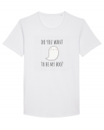 Do you want to be my boo?  Tricou mânecă scurtă guler larg Bărbat Skater