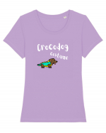 Crocodog Costume Tricou mânecă scurtă guler larg fitted Damă Expresser