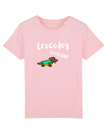 Crocodog Costume Cotton Pink