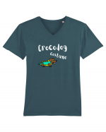 Crocodog Costume Tricou mânecă scurtă guler V Bărbat Presenter