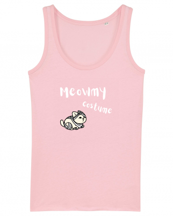 Meowmy Costume White Cotton Pink