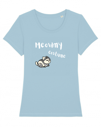 Meowmy Costume White Sky Blue