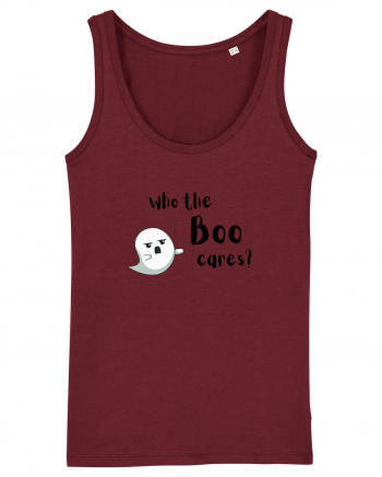 Who the boo cares? (negru)  Burgundy