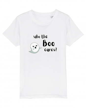 Who the boo cares? (negru)  White