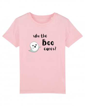 Who the boo cares? (negru)  Cotton Pink