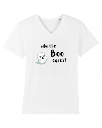 Who the boo cares? (negru)  White