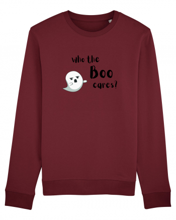 Who the boo cares? (negru)  Burgundy