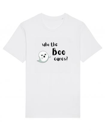 Who the boo cares? (negru)  White