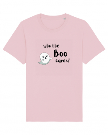 Who the boo cares? (negru)  Cotton Pink