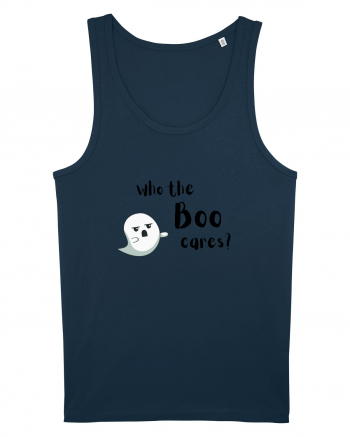 Who the boo cares? (negru)  Navy