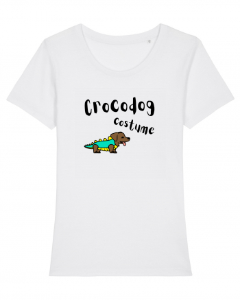 Crocodog Costume (negru)  White