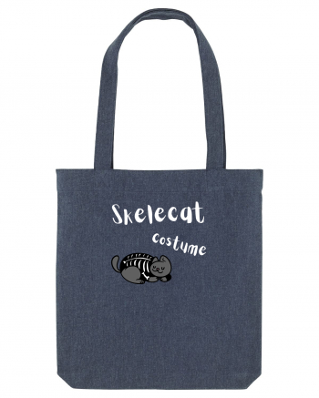 Skelecat costume (white)  Midnight Blue