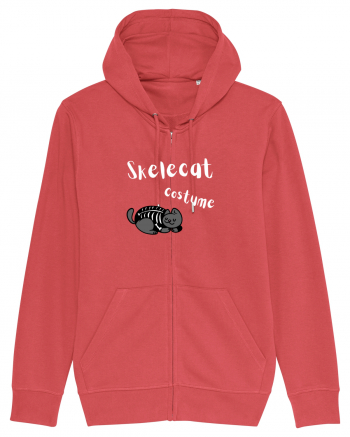 Skelecat costume (white)  Carmine Red