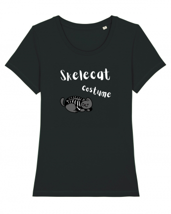Skelecat costume (white)  Black