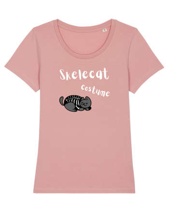 Skelecat costume (white)  Canyon Pink