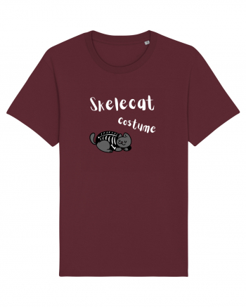 Skelecat costume (white)  Burgundy