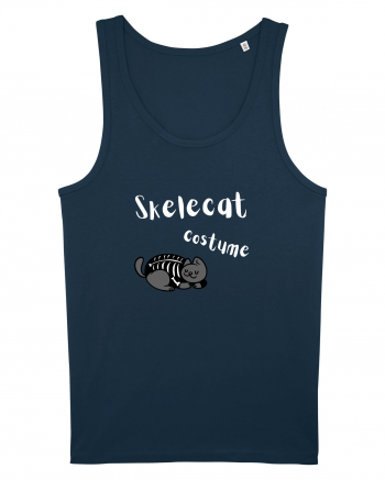 Skelecat costume (white)  Navy